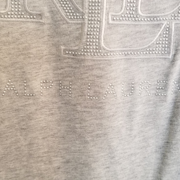 Ralph Lauren Stud Logo Long Sleeve Tee - Picture 6 of 8